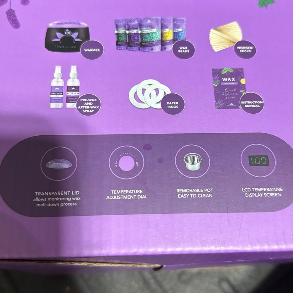 Tress Wellness Complete Waxing Kit with Digital Wax Warmer - Picture 8 of 8